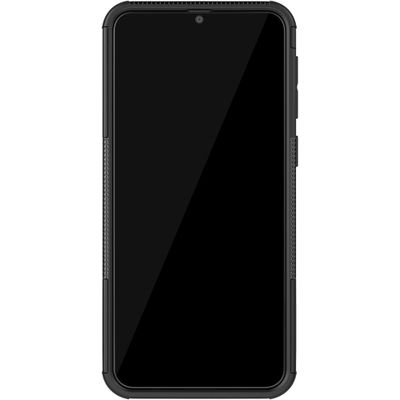 Cazy Rugged Hybrid Hoesje geschikt voor Samsung Galaxy M21 - Zwart