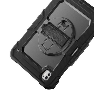 Just in Case iPad Pro 13 2024 (7th Gen) - Shockproof Case (PET Screenprotector/Hand Strap) - Black