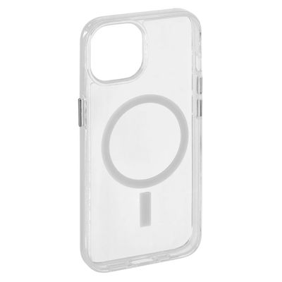 Hama MagCase Safety Cover Hoesje geschikt voor Apple iPhone 14 Plus - Met Magnetische Ring - Transparant