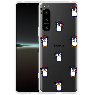 Cazy Hoesje geschikt voor Sony Xperia 5 IV - Penguin Chillin