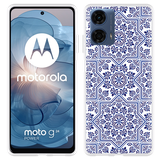 Hoesje geschikt voor Motorola Moto G04/G04s/G24/G24 Power Delfts Blauw II