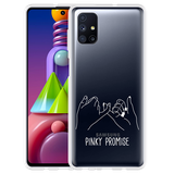 Hoesje geschikt voor Samsung Galaxy M51 - Pinky Promise