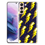 Hoesje geschikt voor Samsung Galaxy S21 - Pop Art Lightning