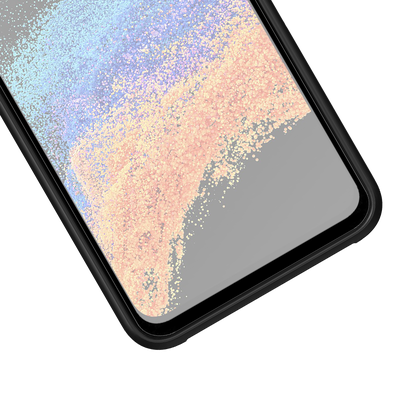 Cazy Full Cover Glass Screen Protector geschikt voor Samsung Galaxy Xcover 6 Pro - Zwart