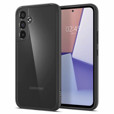 Hoesje geschikt voor Samsung Galaxy A54 - Spigen Ultra Hybrid Case - Zwart