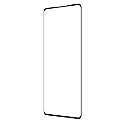 Cazy Full Cover Glass Screen Protector geschikt voor Samsung Galaxy S21 FE - Zwart