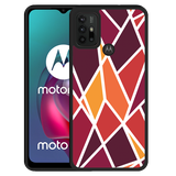 Hardcase hoesje geschikt voor Motorola Moto G10 - Colorful Triangles