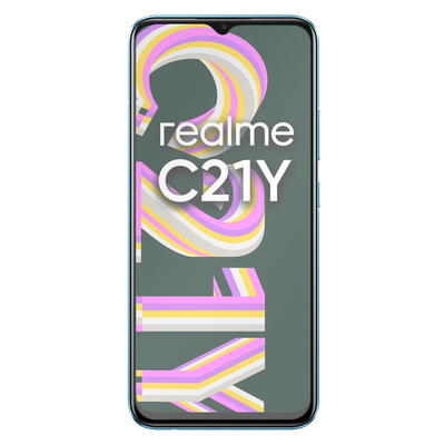Cazy Tempered Glass Screen Protector geschikt voor Realme C21Y - Transparant
