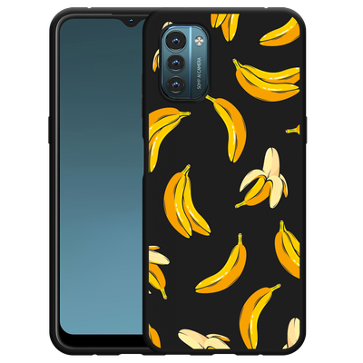 Cazy Hoesje Zwart geschikt voor Nokia G11/G21 - Banana