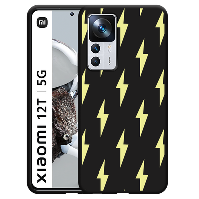 Cazy Hoesje Zwart geschikt voor Xiaomi 12T/12T Pro Lightning
