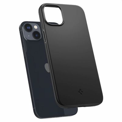 Hoesje iPhone 14 Plus Spigen Thin Fit Case - Zwart