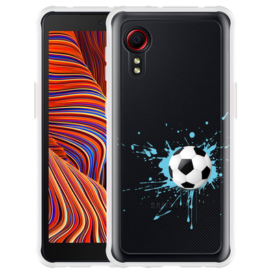 Cazy Hoesje geschikt voor Samsung Galaxy Xcover 5 - Soccer Ball
