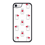 Hardcase hoesje geschikt voor iPhone 8 - Lovely Bears
