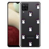 Hoesje geschikt voor Samsung Galaxy A12 - Penguin Chillin