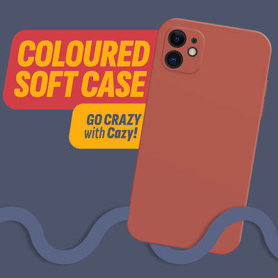Cazy Soft Color TPU Hoesje geschikt voor iPhone 11 - Rood