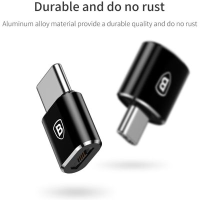 Baseus Adapter (USB naar USB-C) (Black)