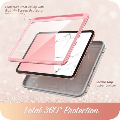 Hoes geschikt voor iPad Mini 6 2021 - Supcase Cosmo Case - Roze Marmer