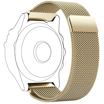 Just in Case Garmin Fenix 3 / Fenix 3 HR Milanees Watchband (Rose Gold)