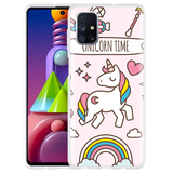 Hoesje geschikt voor Samsung Galaxy M51 - Unicorn Time