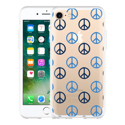Cazy Hoesje geschikt voor iPhone 7 - Peace
