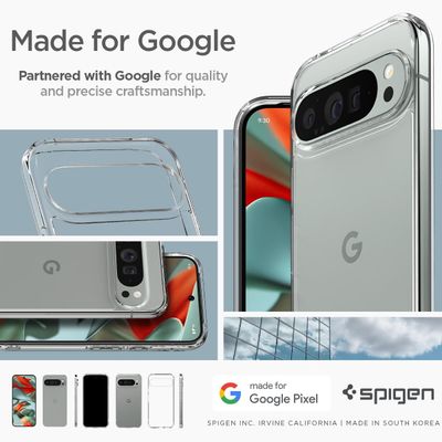 Spigen Hoesje geschikt voor Google Pixel 9 Pro XL - Ultra Hybrid - Transparant