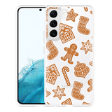 Hoesje geschikt voor Samsung Galaxy S22 - Christmas Cookies