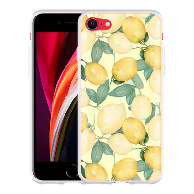 Cazy Hoesje geschikt voor iPhone SE 2020 - Lemons