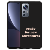 Hoesje Zwart geschikt voor Xiaomi 12 Pro New Adventures