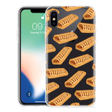 Hoesje geschikt voor iPhone X - Frikandelbroodjes