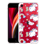 Hoesje geschikt voor iPhone SE 2020 - Fat Unicorn