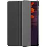 TriFold Hoes met Auto Slaap/Wake geschikt voor Samsung Galaxy Tab S7 Plus - Zwart