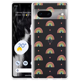 Hoesje geschikt voor Google Pixel 7 - Regenboog Patroon