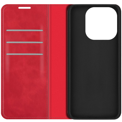 Cazy Wallet Magnetic Hoesje geschikt voor iPhone 13 Pro - Rood