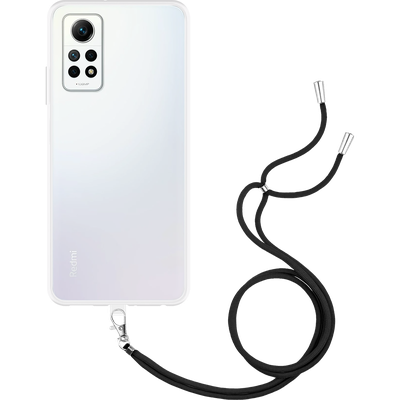 Cazy TPU Hoesje met Koord geschikt voor Xiaomi Redmi Note 12 Pro 4G - Transparant