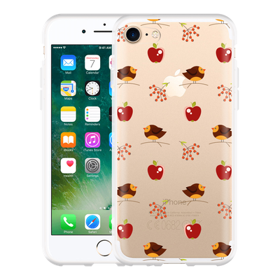 Cazy Hoesje geschikt voor iPhone 7 - Apples and Birds