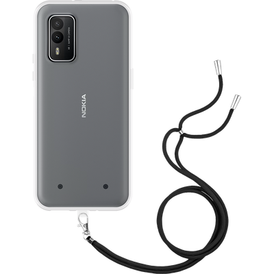 Just in Case HMD XR21 - Soft TPU Case with Necklace Strap - Clear