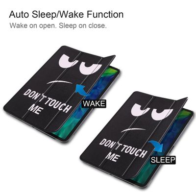 Cazy TriFold Hoes met Auto Slaap/Wake geschikt voor iPad Pro 11 2020 (2nd Gen) - Do Not Touch