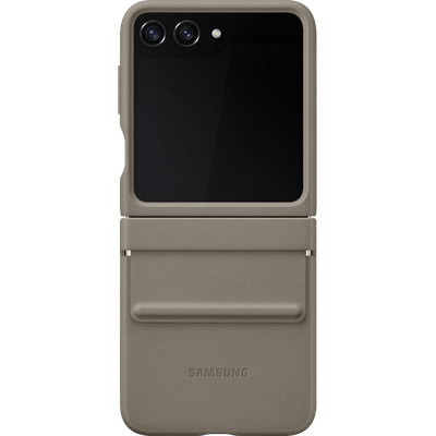 Samsung Galaxy Z Flip5 Flap ECO-Leather Cover (Etoupe) - EF-VF731PAEGWW