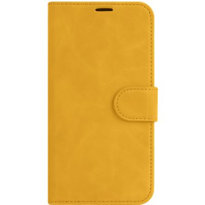 Cazy Uitneembaar Wallet Hoesje voor iPhone 15 - Magfit 2-in-1 Hoesje met Pasvakjes - Geel