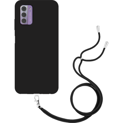 Just in Case Nokia G42 - Soft TPU Case with Necklace Strap - Black