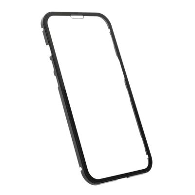 Cazy Magnetic Glass Hoesje geschikt voor iPhone 13 Mini - Zwart