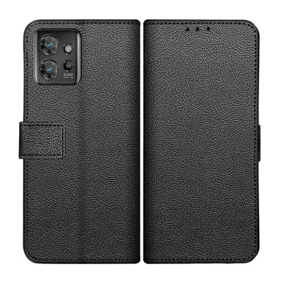 Cazy Wallet Classic Hoesje geschikt voor Motorola ThinkPhone - Zwart