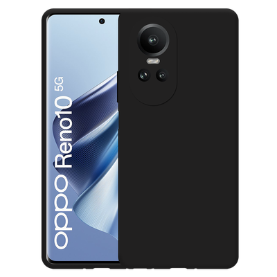 Cazy TPU Hoesje met Koord geschikt voor Oppo Reno10 Pro 5G - Zwart