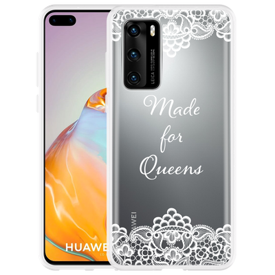 Cazy Hoesje geschikt voor Huawei P40 - Made for queens