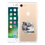 Hoesje geschikt voor iPhone 7 - Fly Me To The Moon