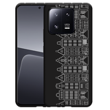 Hoesje Zwart geschikt voor Xiaomi 13 Pro Grachtenpanden I