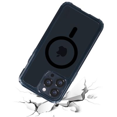 SoSkild Defend Heavy Impact Magnetic Case geschikt voor iPhone 14 Pro Max - Smokey Grey