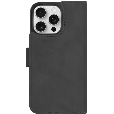 Cazy Uitneembaar Wallet Hoesje voor iPhone 15 Pro Max - Magfit 2-in-1 Hoesje met Pasvakjes - Zwart