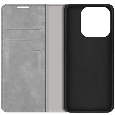 Cazy Wallet Magnetic Hoesje geschikt voor iPhone 13 Pro Max - Grijs