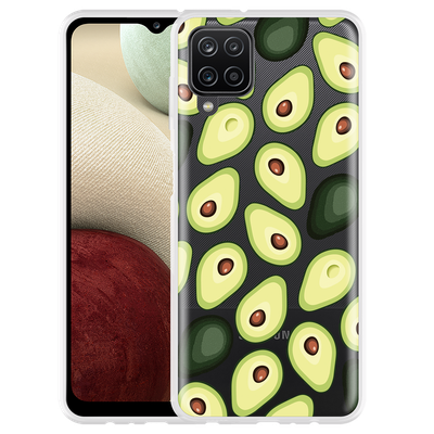 Cazy Hoesje geschikt voor Samsung Galaxy A12 - Avocado's